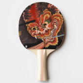 Japans Yokai Oni King Shutendoji Fine Art Tafeltennisbatje (Achterkant)