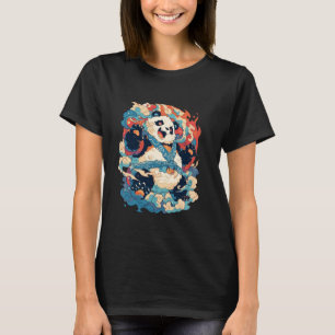 Japans Yokai Panda Beer Japans T-shirt