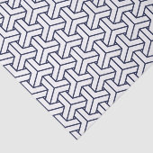 Japans Yukata Jinbei Bishamon Navy patroon Tissuepapier (Detail)