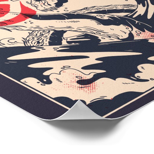 Japans Zee Dragon Poster (Hoek)