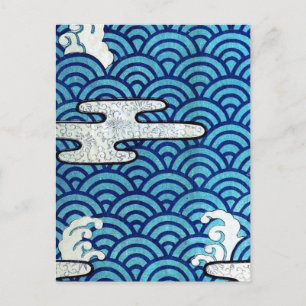 Japans Zee en wolken Briefkaart