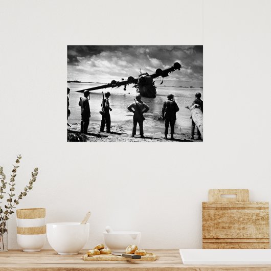 Japans Zee Plane Poster (Keuken)