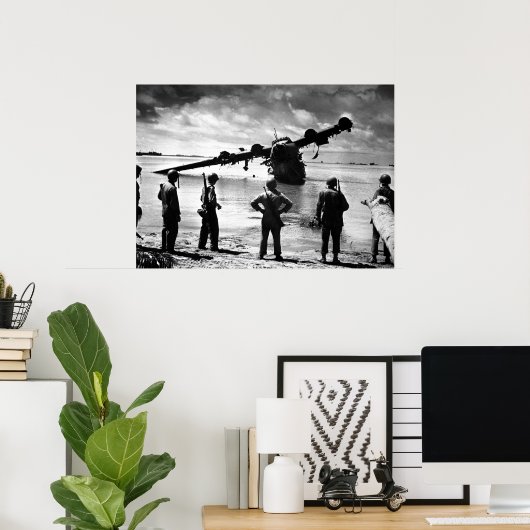 Japans Zee Plane Poster (Thuiskantoor)