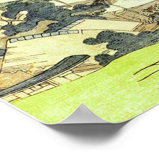  Japans Zee Scene Woodblock Poster (Hoek)