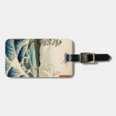 Japans Zee van Satta Hiroshige Art Bagagelabel (Voorkant horizontaal)