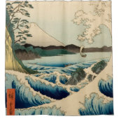 Japans Zee van Satta Hiroshige Art Douchegordijn (Voorkant)