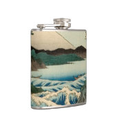 Japans Zee van Satta Hiroshige Art Heupfles (Rechts)
