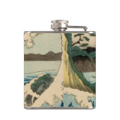 Japans Zee van Satta Hiroshige Art Heupfles (Achterkant)
