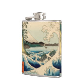 Japans Zee van Satta Hiroshige Art Heupfles (Links)