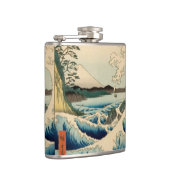 Japans Zee van Satta Hiroshige Art Heupfles (Rechts)