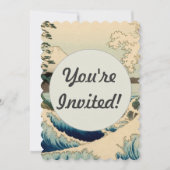 Japans Zee van Satta Hiroshige Art Kaart (Voorkant)