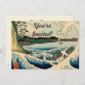 Japans Zee van Satta Hiroshige Art Kaart (Voorkant / Achterkant)