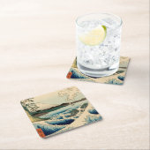 Japans Zee van Satta Hiroshige Art Kartonnen Onderzetters (Insitu)