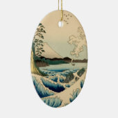 Japans Zee van Satta Hiroshige Art Keramisch Ornament (Rechts)