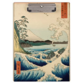 Japans Zee van Satta Hiroshige Art Klembord (Voorkant)