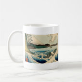 Japans Zee van Satta Hiroshige Art Koffiemok (Links)