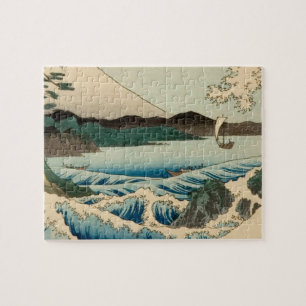 Japans Zee van Satta Hiroshige Art Legpuzzel