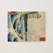 Japans Zee van Satta Hiroshige Art Legpuzzel (Horizontaal)