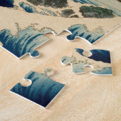 Japans Zee van Satta Hiroshige Art Legpuzzel (Zijkant)