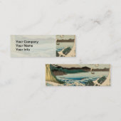 Japans Zee van Satta Hiroshige Art Mini Visitekaartje (Voorkant / Achterkant)
