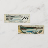 Japans Zee van Satta Hiroshige Art Mini Visitekaartje (Voorkant / Achterkant)