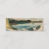 Japans Zee van Satta Hiroshige Art Mini Visitekaartje (Achterkant)