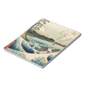 Japans Zee van Satta Hiroshige Art Notitieblok (Linkerzijde)