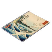 Japans Zee van Satta Hiroshige Art Notitieboek (Linkerzijde)