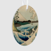 Japans Zee van Satta Hiroshige Art Ornament (voorkant)