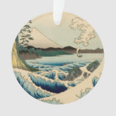 Japans Zee van Satta Hiroshige Art Ornament (voorkant)
