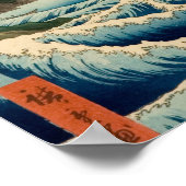 Japans Zee van Satta Hiroshige Art Poster (Hoek)