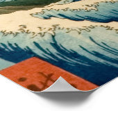 Japans Zee van Satta Hiroshige Art Poster (Hoek)