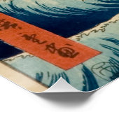 Japans Zee van Satta Hiroshige Art Poster (Hoek)