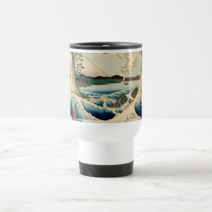 Japans Zee van Satta Hiroshige Art Reisbeker
