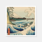 Japans Zee van Satta Hiroshige Art Servetten (Voorkant)