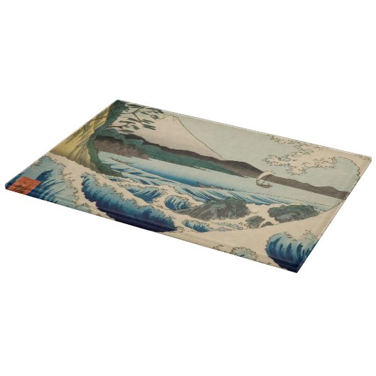 Japans Zee van Satta Hiroshige Art Snijplank (Hoek)