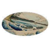 Japans Zee van Satta Hiroshige Art Snijplank (Hoek)
