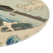 Japans Zee van Satta Hiroshige Art Snijplank (Hoek)