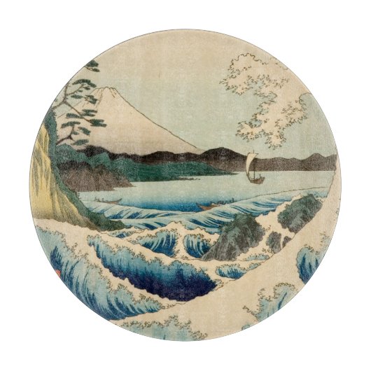 Japans Zee van Satta Hiroshige Art Snijplank (Voorkant)