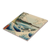 Japans Zee van Satta Hiroshige Art Tegeltje (Zijkant)