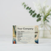 Japans Zee van Satta Hiroshige Art Visitekaartje (Staand voorkant)