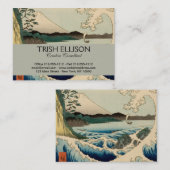 Japans Zee van Satta Hiroshige Art Visitekaartje (Voorkant / Achterkant)