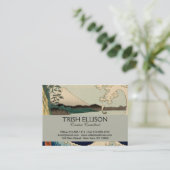 Japans Zee van Satta Hiroshige Art Visitekaartje (Staand voorkant)