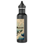 Japans Zee van Satta Hiroshige Art Waterfles (Rechts)