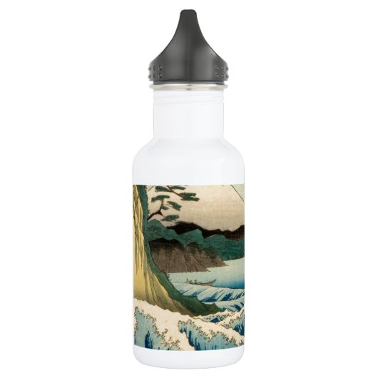Japans Zee van Satta Hiroshige Art Waterfles (Links)
