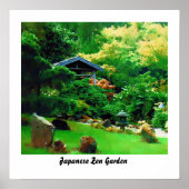 Japans Zen Garden Poster (Voorkant)