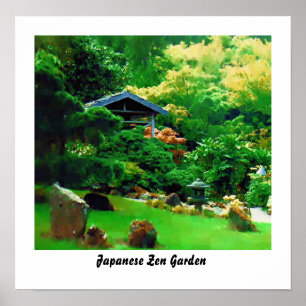 Japans Zen Garden Poster