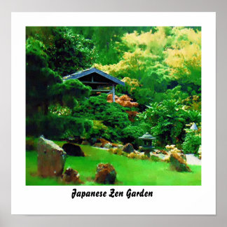 Japans Zen Garden Poster