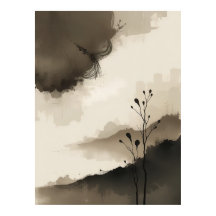 Japans zen minimalistisch Poster kalm modern