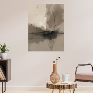 Japans zen minimalistisch Poster kalm modern